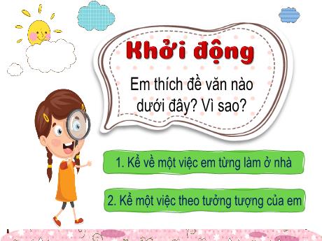 Bài giảng Tiếng Việt 3 (Đọc) Sách Kết nối tri thức - Bài 12: Bài tập làm văn