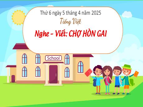 Bài giảng Tiếng Việt Lớp 3 (Nghe - Viết) Sách Kết nối tri thức - Bài: Chợ Hòn Gai - Năm học 2024-2025 - Bạch Thị Hải Yến