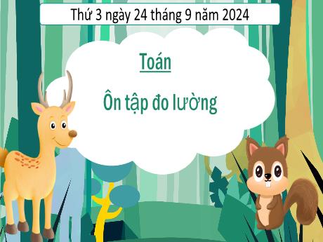 Bài giảng Toán Lớp 3 - Bài: Ôn tập đo lường - Năm học 2024-2025 - Bạch Thị Hải Yến