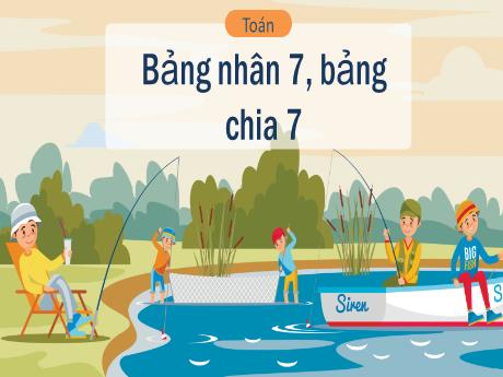 Bài giảng Toán Lớp 3 (Kết nối tri thức) - Bài: Bảng nhân 7, bảng chia 7 - Bạch Thị Hải Yến