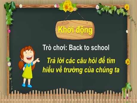 Bài giảng Tự nhiên và xã hội 3 (Kết nối tri thức) - Bài 7: Giữ an toàn và vệ sinh ở trường (Tiết 3) - Năm học 2024-2025