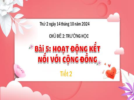 Bài giảng Tự nhiên xã hội Lớp 3 (Kết nối tri thức) - Chủ đề 2: Trường học - Bài 5: Hoạt động kết nối với cộng đồng (Tiết 2) - Năm học 2024-2025 - Bạch Thị Hải Yến